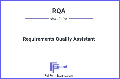 Full form of RQA