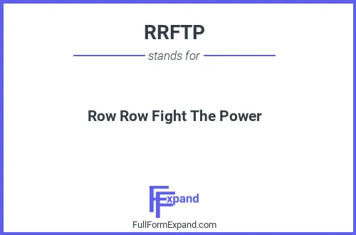 Full form of RRFTP