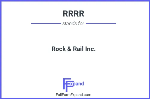 Full form of RRRR