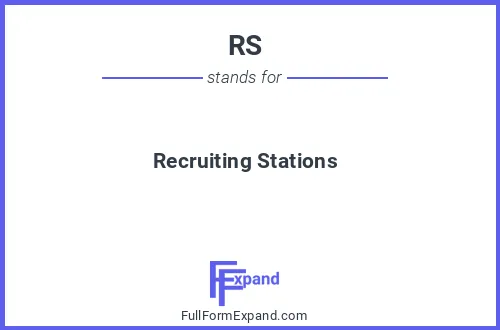 Full form of RS
