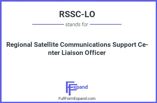 Full form of RSSC-LO