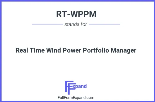 Full form of RT-WPPM