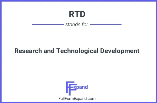 Full form of RTD