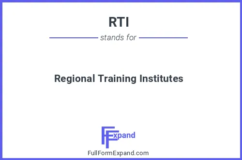 Full form of RTI