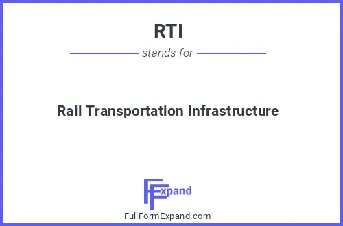 Full form of RTI