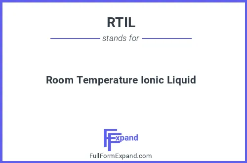 Full form of RTIL