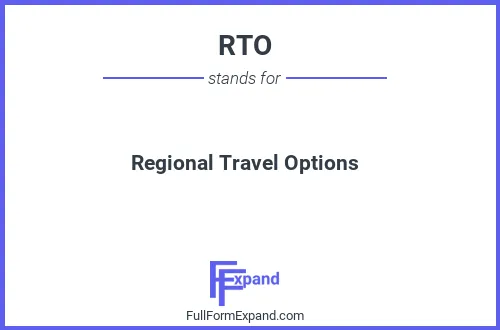 Full form of RTO