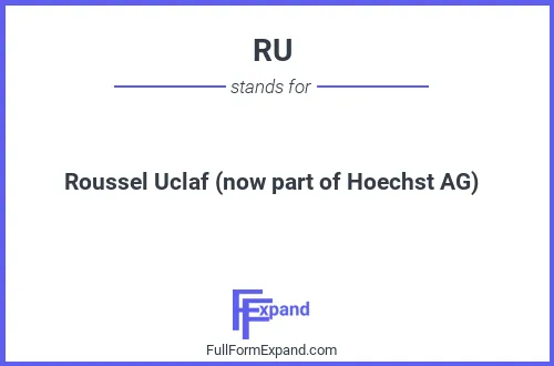 Full form of RU
