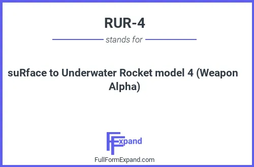 Full form of RUR-4