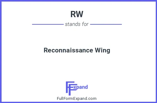 Full form of RW