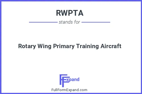 Full form of RWPTA