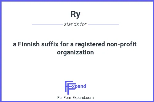 Full form of Ry