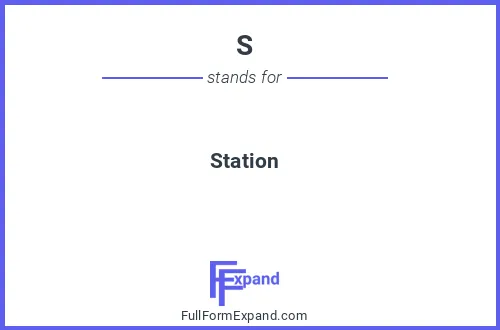 Full form of S