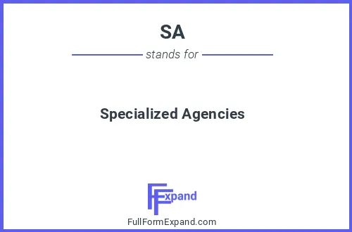 Full form of SA