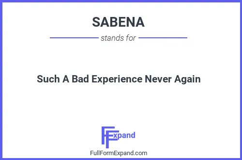 Full form of SABENA