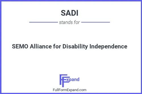 Full form of SADI