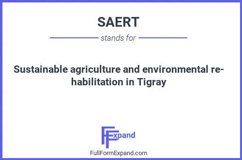 Full form of SAERT