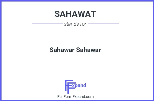 Full form of SAHAWAT