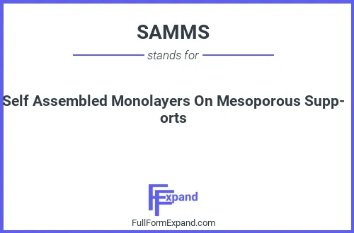 Full form of SAMMS