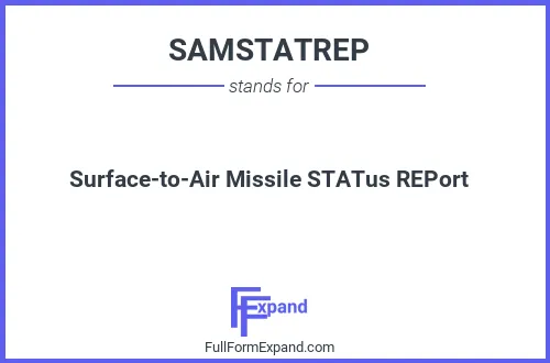 Full form of SAMSTATREP