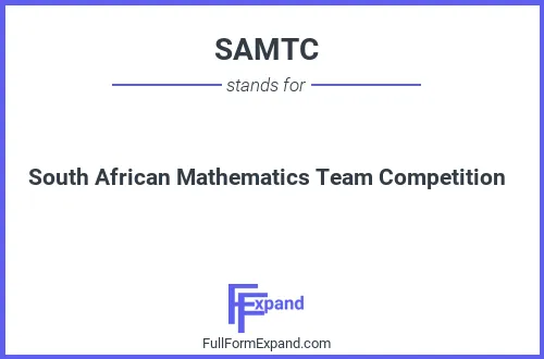 Full form of SAMTC