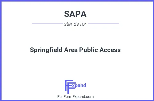 Full form of SAPA