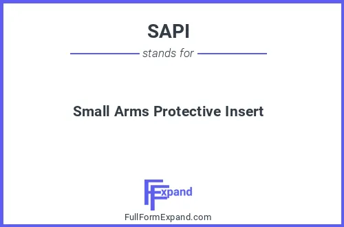 Full form of SAPI