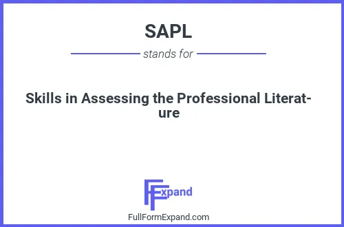 Full form of SAPL