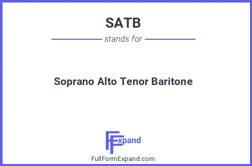 Full form of SATB