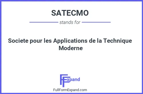 Full form of SATECMO