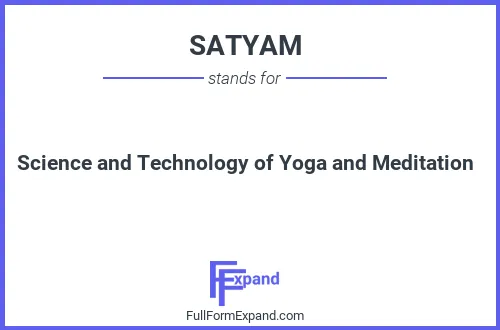 Full form of SATYAM