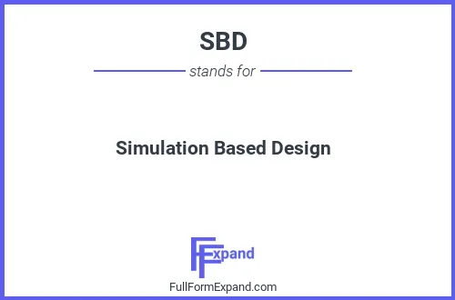 Full form of SBD