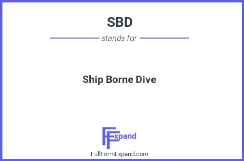 Full form of SBD