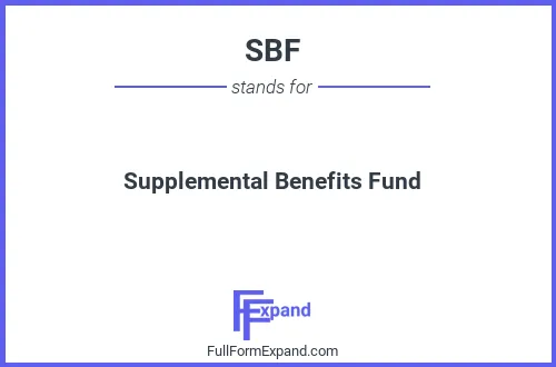 Full form of SBF