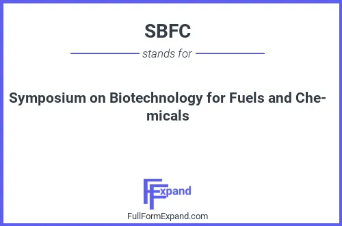 Full form of SBFC
