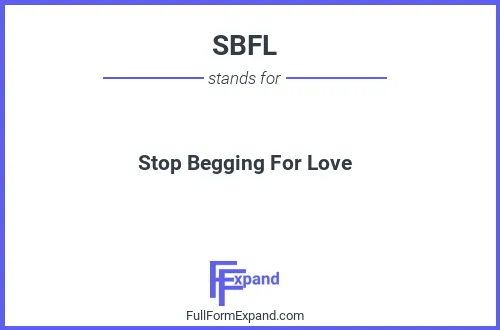 Full form of SBFL