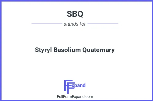 Full form of SBQ