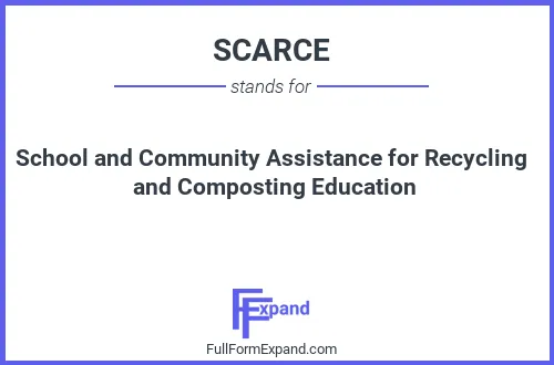 Full form of SCARCE