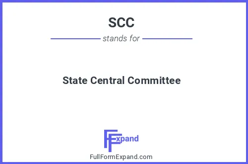 Full form of SCC
