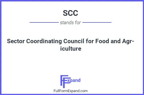 Full form of SCC