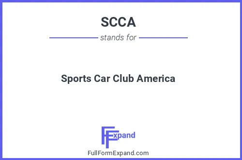 Full form of SCCA