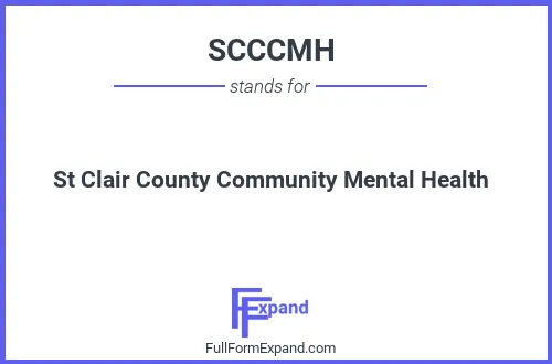 Full form of SCCCMH