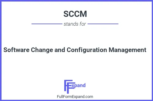 Full form of SCCM