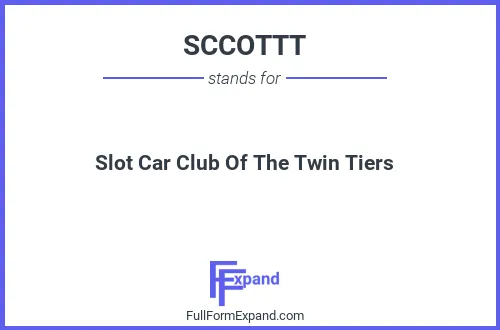 Full form of SCCOTTT