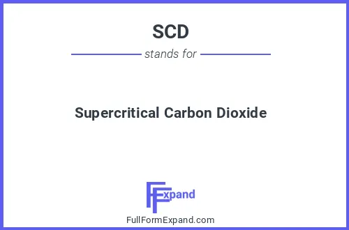Full form of SCD