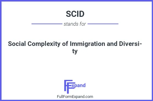 Full form of SCID