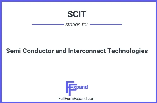 Full form of SCIT