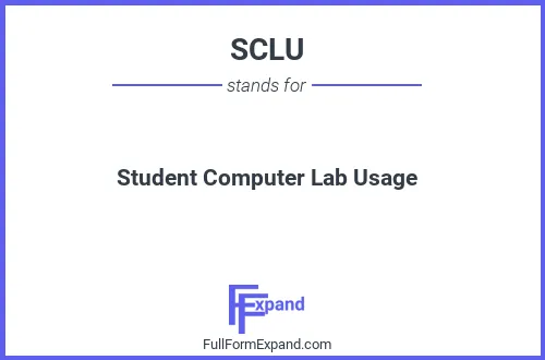 Full form of SCLU