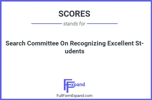 Full form of SCORES