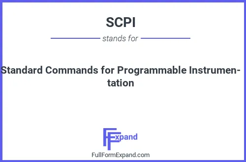 Full form of SCPI
